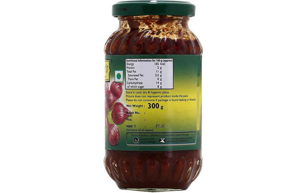 Mother's Recipe Onion Pickle   Glass Jar  300 grams